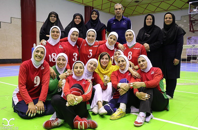 مهتاب کرامتی در جمع ملی پوشان والیبال نشسته ایران