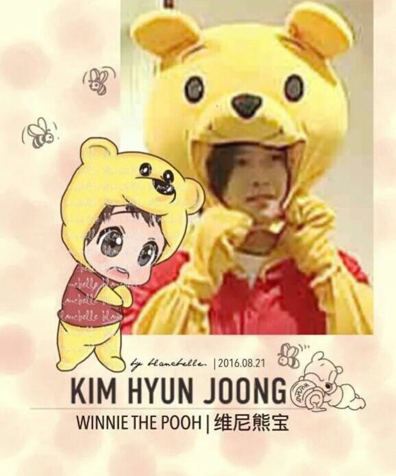 [blancbelle Fanart] Kim Hyun Joong - Winnie the Pooh [2016.08.21]