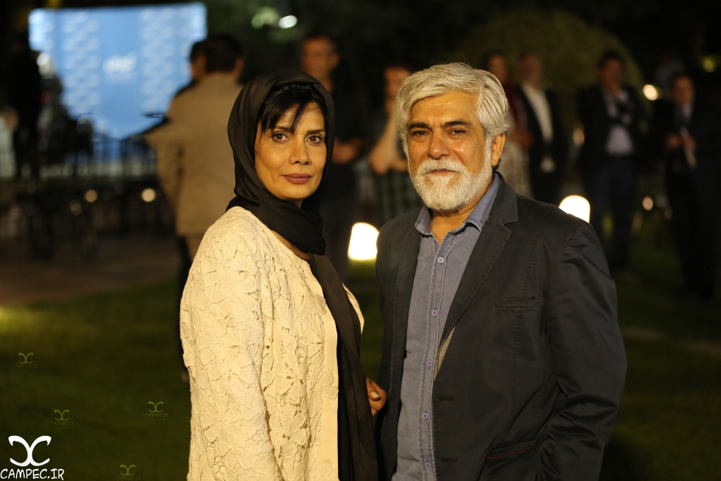 عاطفه رضوی و حسین پاکدل در اکران خصوصی فیلم آی آدمها