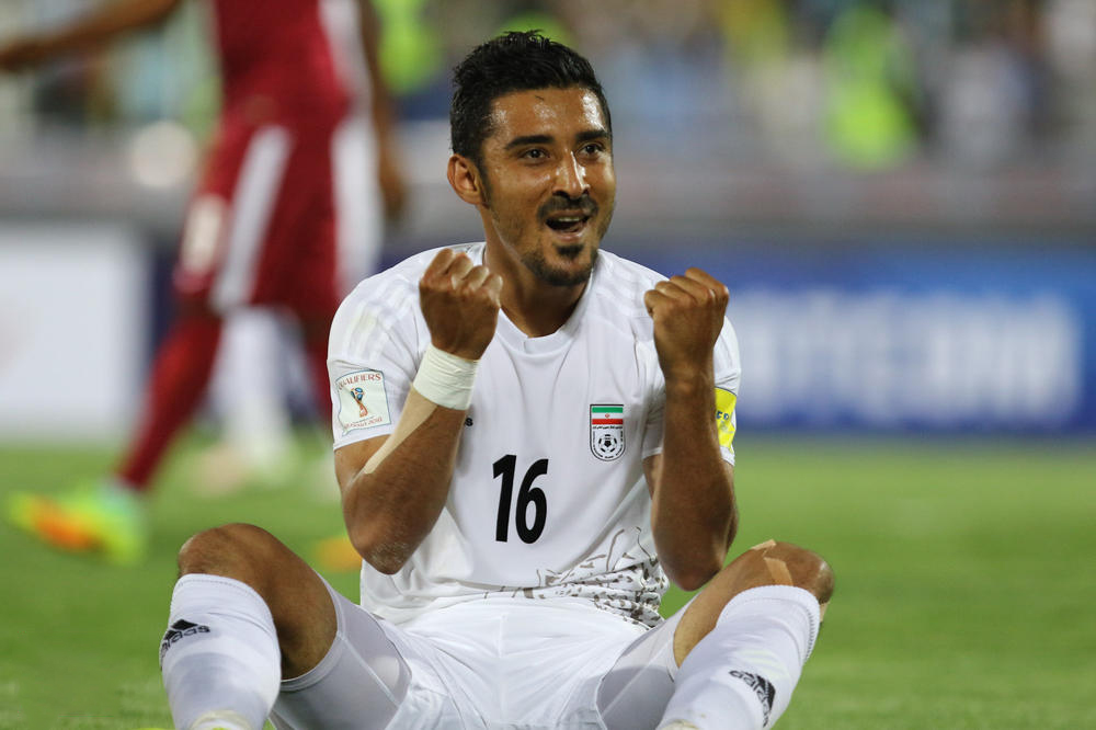 دیدار فوتبال ایران و قطر در مقدماتی جام جهانی 2018