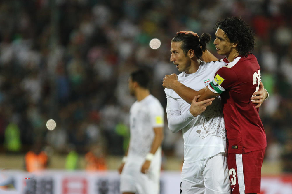 دیدار فوتبال ایران و قطر در مقدماتی جام جهانی 2018