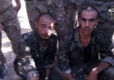 دو سرباز ارتش سوریه