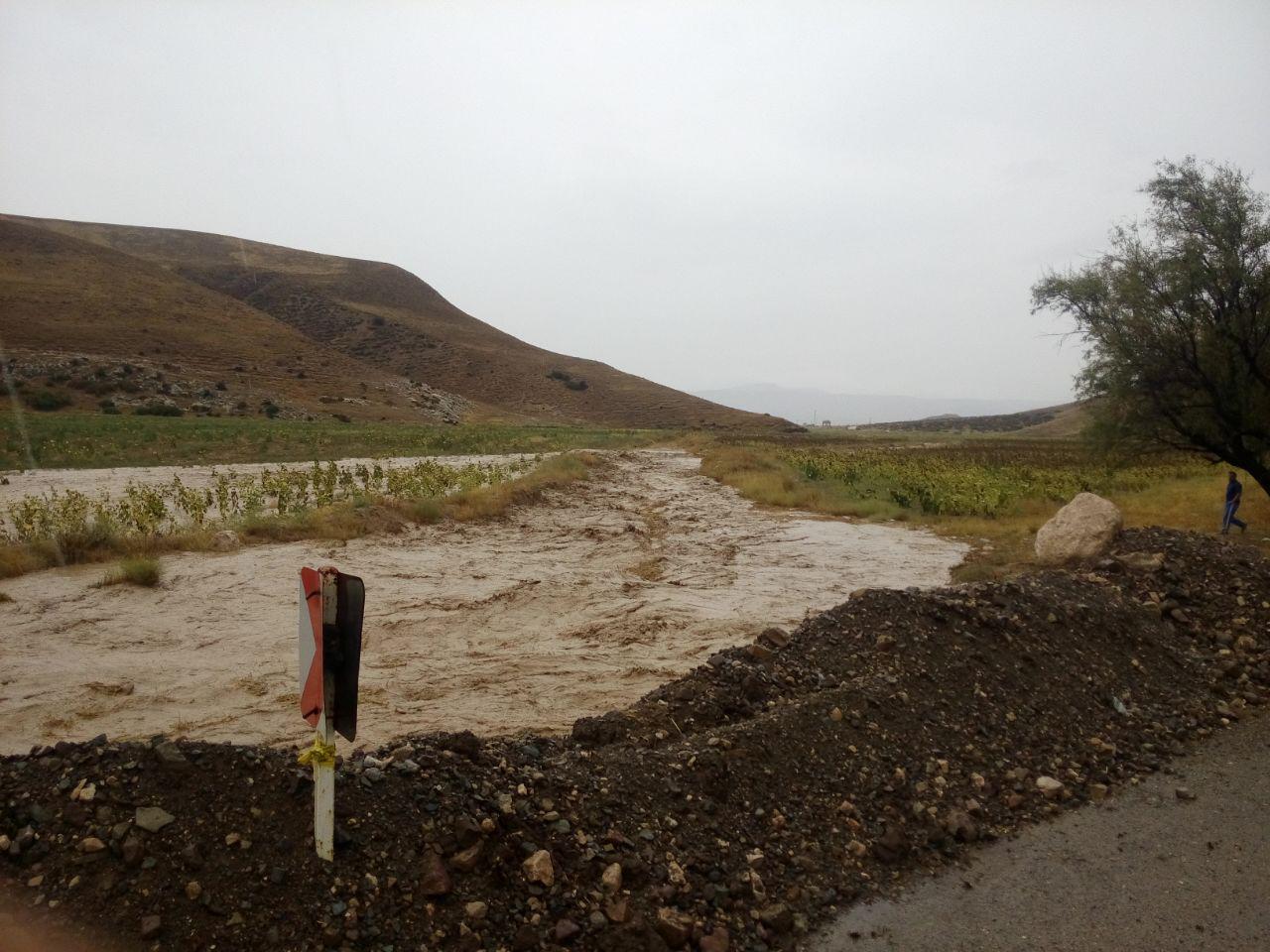 خسارت سیلاب به روستای دشت شهرستان گرمه / تصاویر