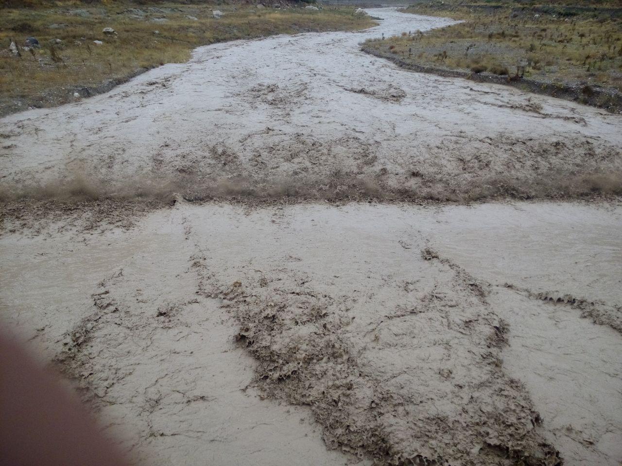 خسارت سیلاب به روستای دشت شهرستان گرمه / تصاویر