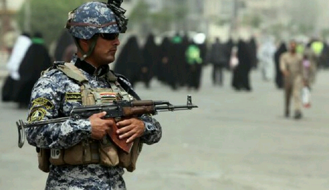اقدام شجاعانه پليس عراقي مقابل عامل انتحاري داعش 