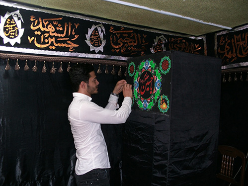 بازسازی و تعمیرات حسینیه شهید دولت آبادی (هیئت زوّارالحسین علیهم السلام ) توسط خادمین هیئت زوّارالحسین(ع) - آقای اصغر پوری