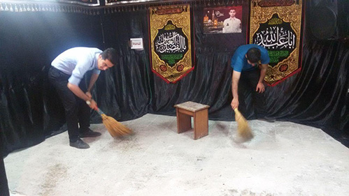 بازسازی و تعمیرات حسینیه شهید دولت آبادی (هیئت زوّارالحسین علیهم السلام ) توسط خادمین هیئت زوّارالحسین(ع)