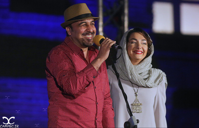هانیه توسلی و رضا عطاران در هجدهمین جشن خانه سینما