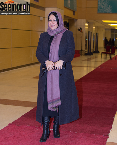 ستاره اسکندری در افتتاحیه سی و پنجمین جشنواره فیلم فجر