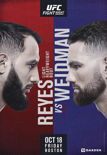 نتایج رویداد :  UFC on ESPN: Reyes vs. Weidman