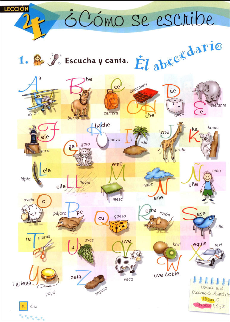 آموزش اسپانیایی برای بچه ها