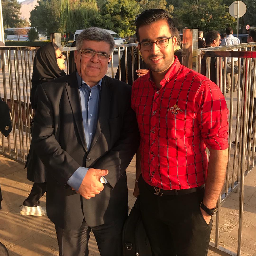 حامد محمدی مشاور بهمراه کاظم قلم چی