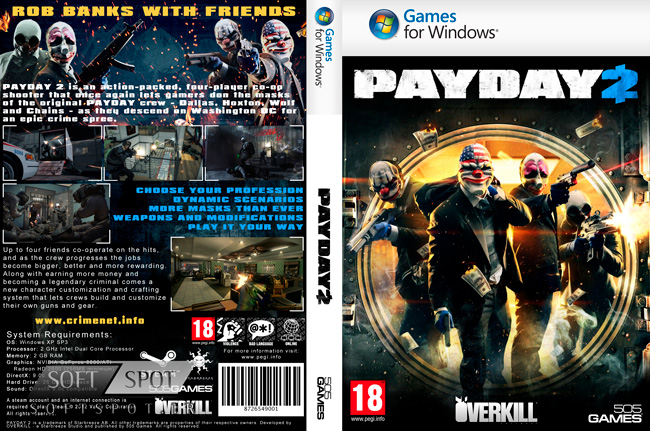 Payday 2 Cover