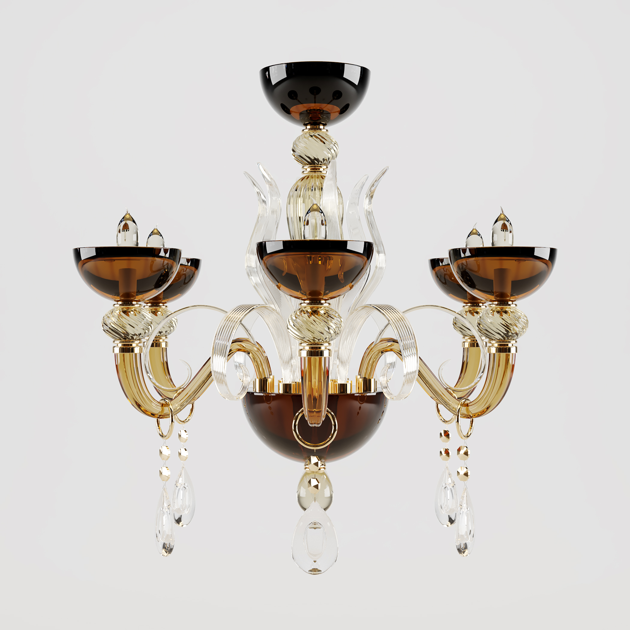 Classic Chandelier Render 02