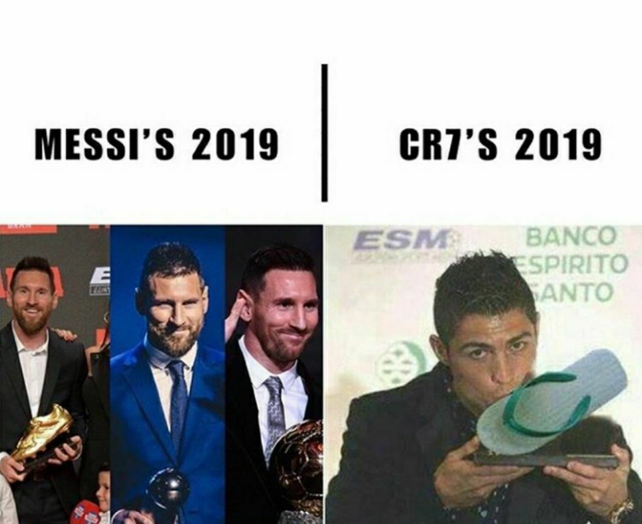 دستاورد های مسی و رونالدو در سال 2019 که گذشت