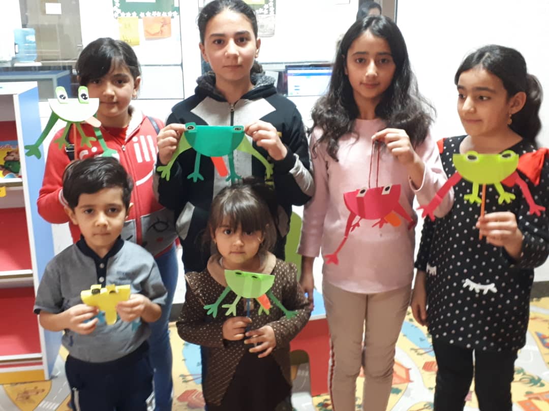 کارگاه کاردستی دی ماه کتابخانه ولیعصر عج هشتگرد