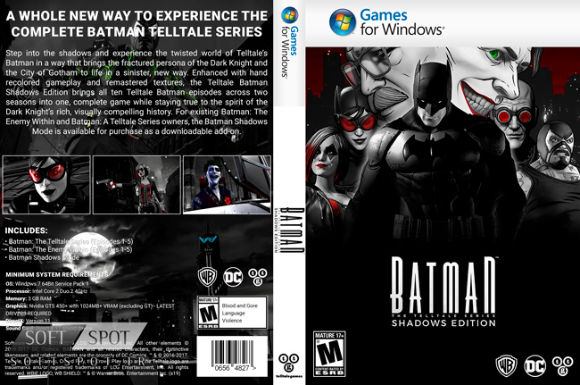Telltale Batman Shadows Edition Cover