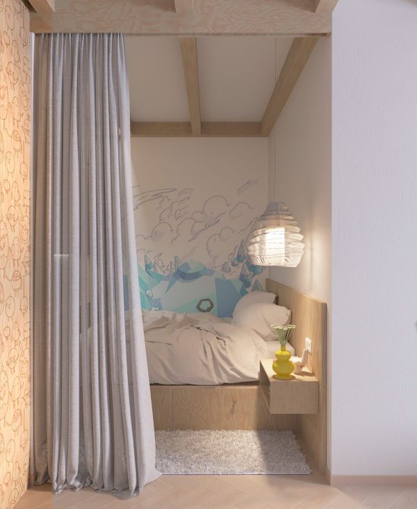 طراحی اتاق خواب کودکانه