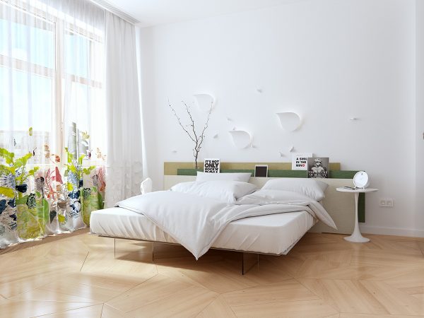 اتاق خواب ساده و زیبا